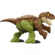 JURASSIC WORLD - FIERCE CHANGERS DOUBLE DANGER GREEN BROWN - TYRANNOSAURUS REX & ANKYLOSAURUS ACTION FIGURE on Sale