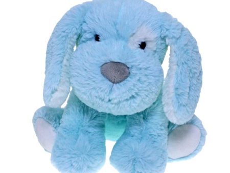 COTTON CANDY SITTING PLUSH BLUE DOG Hot on Sale