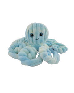 COTTON CANDY 50CM TIE DYED OCTOPUS - STRETCH BLUE YELLOW For Sale