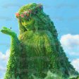 Moana Te Fiti Green Edible Cake Topper Image ABPID00809 Supply