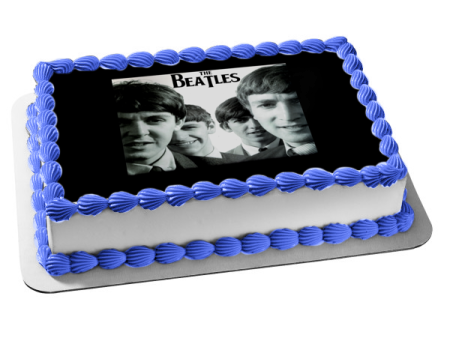 The Beatles Jonn Paul Ringo George Edible Cake Topper Image ABPID00845 Discount