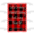 Latte Drinking Flannel Wearing Boot Loving Basic Girl Edible Cake Topper Image ABPID00805 For Sale