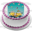 Minions Despicable Me Party Hats Edible Cake Topper Image ABPID00816 Online