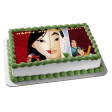 Mulan Sword Red Background Edible Cake Topper Image ABPID00812 Discount