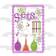 Mad Scientist Clip Art Beaker Test Tubes Edible Cake Topper Image ABPID00843 Sale