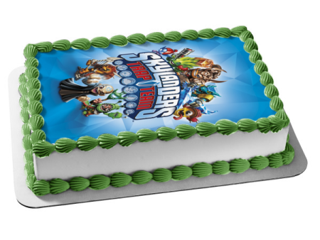 Skylanders Trap Team Mini-Jini and Food Fight Edible Cake Topper Image ABPID00852 Online