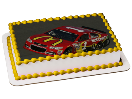 Jamie McMurray Nascar Car Daytona 2015 Edible Cake Topper Image ABPID00814 on Sale