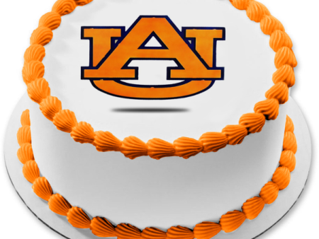 Auburn University Logo NCAA Edible Cake Topper Image ABPID00791 Online now