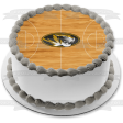 Missouri Tigers Athletics Sports Teams University of Missouri Logo Basketball Court Edible Cake Topper Image ABPID00798 Cheap