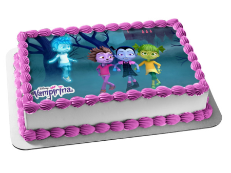 Vampirina Friends  Ghoul Girls Poppy and Bridgett Edible Cake Topper Image ABPID00837 For Discount