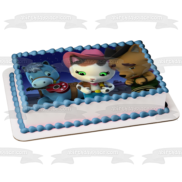 Sheriff Callie Got Trouble Teddy and Sparky Edible Cake Topper Image ABPID00835 Cheap