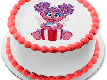 Abby Cadabby Muppet Sesame Street Present Edible Cake Topper Image ABPID00693 Online