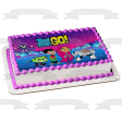 Teen Titans Go Robin Raven Cyborg Star Fire Beast Boy Edible Cake Topper Image ABPID00833 Hot on Sale