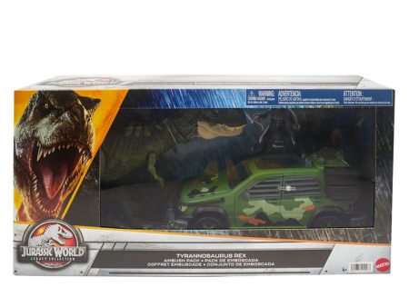 Blister Tyrannosaurus Rex Conjunto De Emboscada Jurassic World Discount