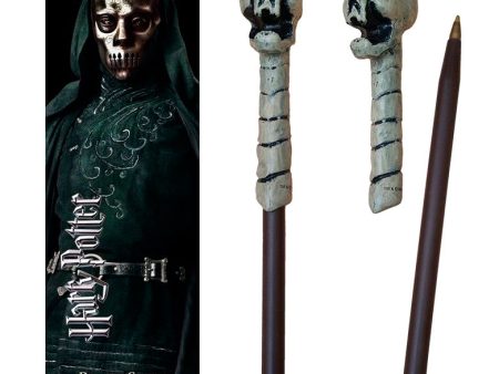 Varita Boligrafo Y Marcapaginas Death Eater Skull Harry Potter Discount