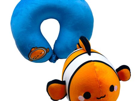 Almohada Viaje + Peluche Swapseazzz  Pez Payaso Adoramals Sale