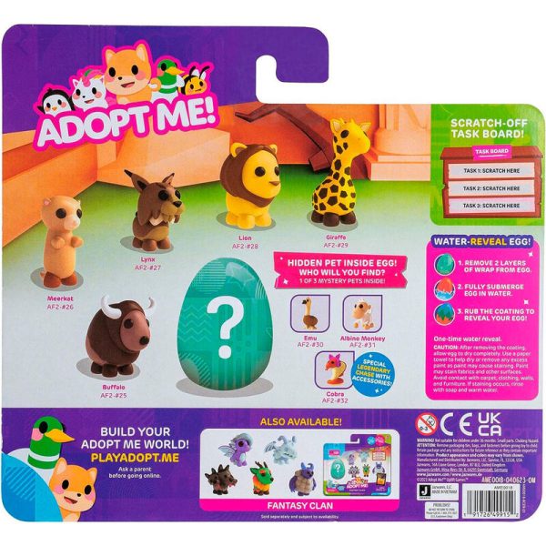 Blister 6 Figuras Animal Adopt Me! Sale