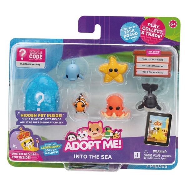 Blister 6 Figuras Hacia El Mar Adopt Me! Fashion