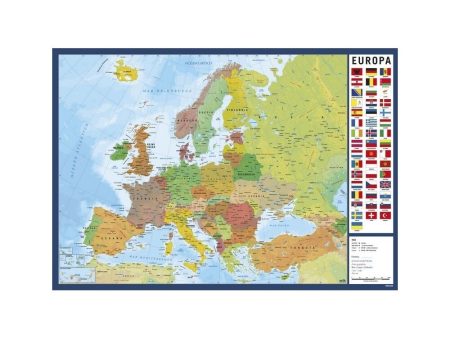 Vade Tapete Escritorio Mapa Europa Español on Sale