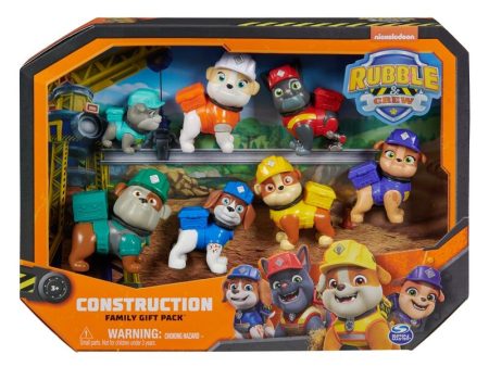 Blister 7 Figuras Equipo Rubble Patrulla Canina Paw Patrol Hot on Sale