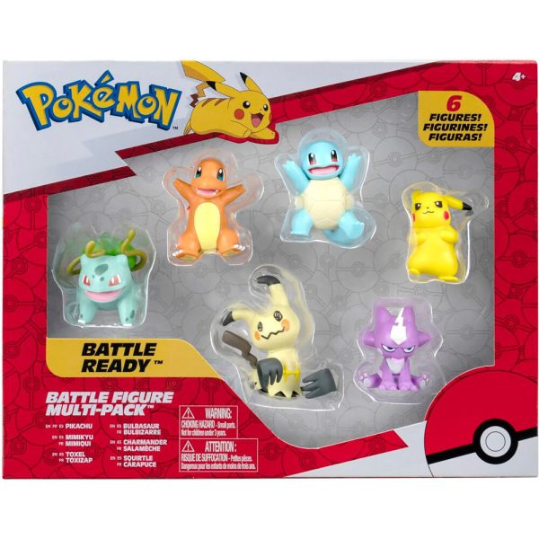 Blister 6 Figuras Battle Ready Pokemon Online Sale