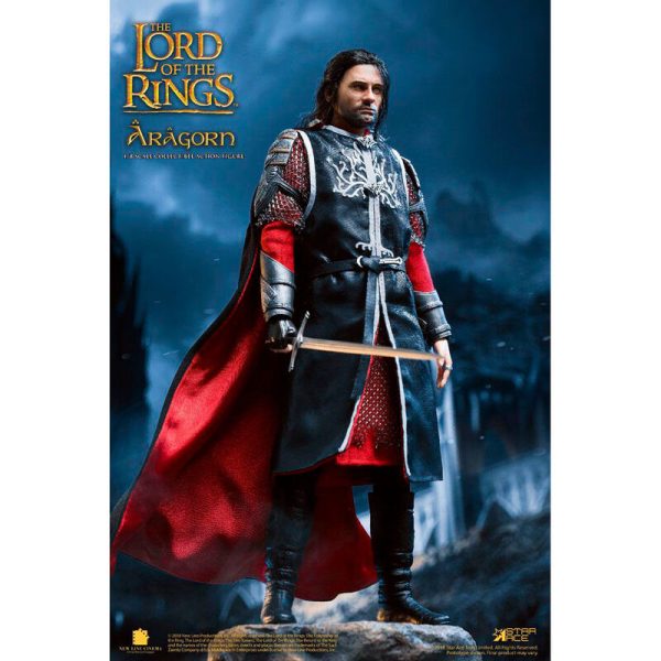 Figura Real Master Aragorn Deluxe Version El Señor De Los Anillos 23Cm Cheap