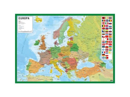 Vade Tapete Escritorio Mapa Europa Italiano For Discount