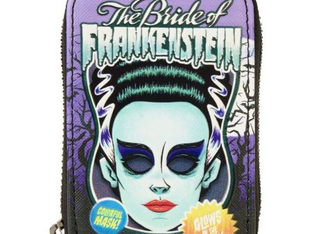 Tarjetero Bride Of Frankenstein Neon Mask Universal Monster Loungefly Discount