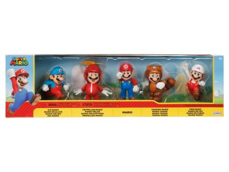 Blister 5 Figuras Super Mario Bros 6Cm For Discount