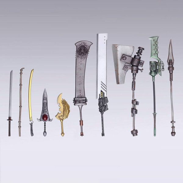 Pack De 10 Accesorios Para Figuras Bring Arts Weapon Collection Nier Square Enix Hot on Sale