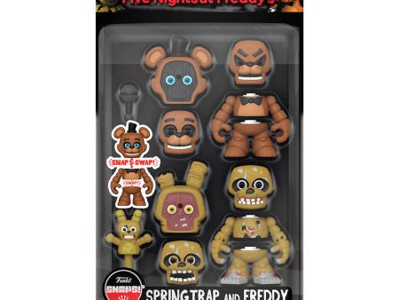 Blister 2 Figuras Snaps! Five Nights At Freddys Springtrap And Freddy Sale