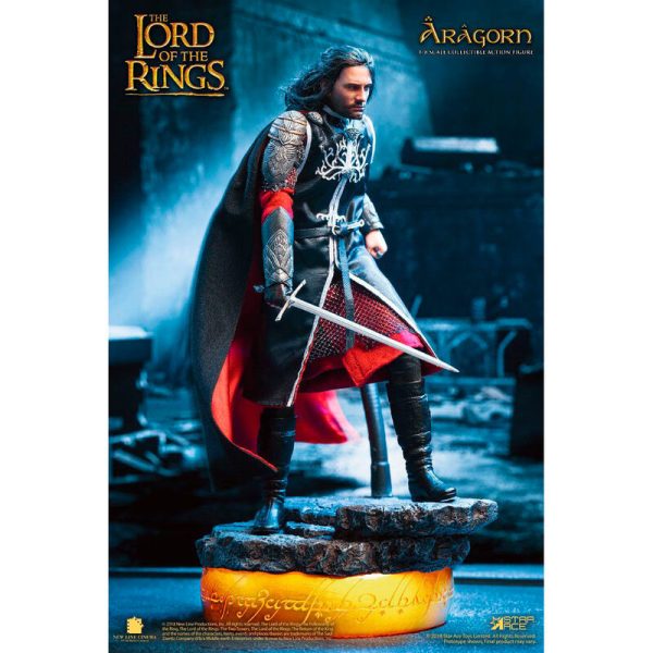 Figura Real Master Aragorn Deluxe Version El Señor De Los Anillos 23Cm Cheap