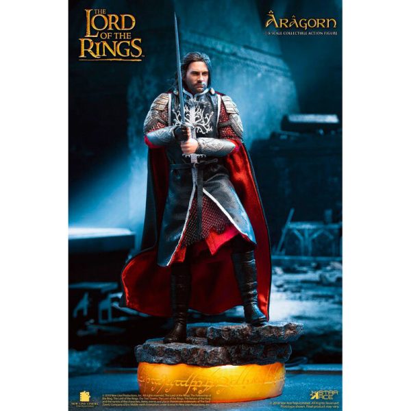 Figura Real Master Aragorn Deluxe Version El Señor De Los Anillos 23Cm Cheap