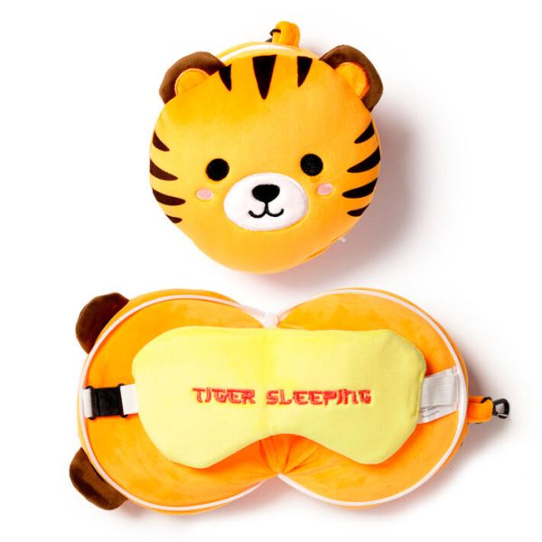 Almohada Viaje Antifaz Tigre Adoramals Relaxeazzz Hot on Sale