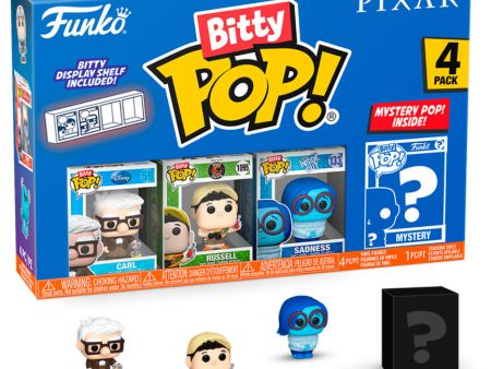 Blister 4 Figuras Bitty Pop Disney Pixar Up Hot on Sale