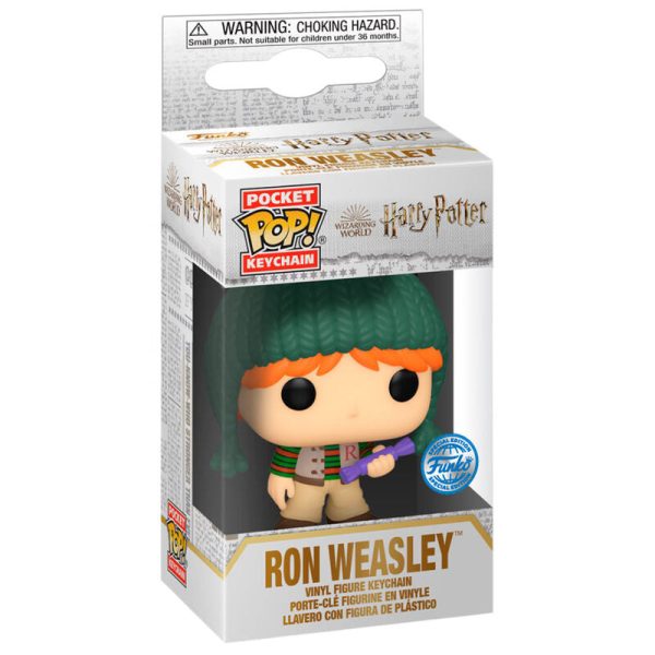 Llavero Pocket Pop Harry Potter Holiday Ron Exclusive on Sale