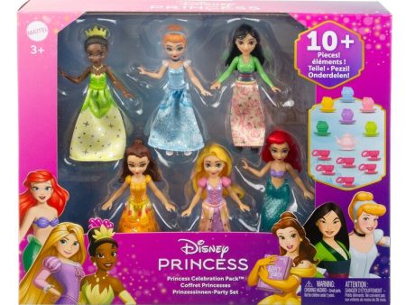 Blister 6 Muñecas Fiesta Del Te Princesas Disney Fashion