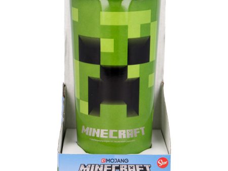 Vaso Termo Acero Inoxidable Minecraft 425Ml For Sale