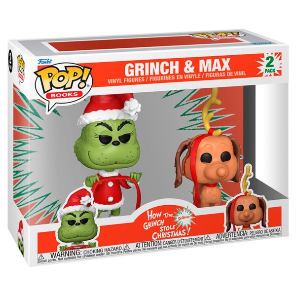 Blister 2 Figuras Pop The Grinch - Grinch & Max Hot on Sale