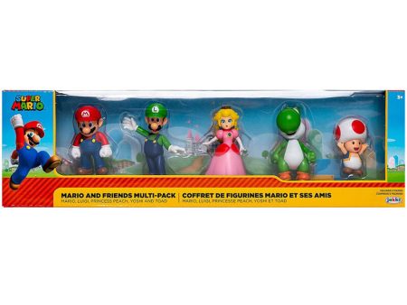 Blister 5 Figuras Super Mario Nintendo 6Cm For Sale